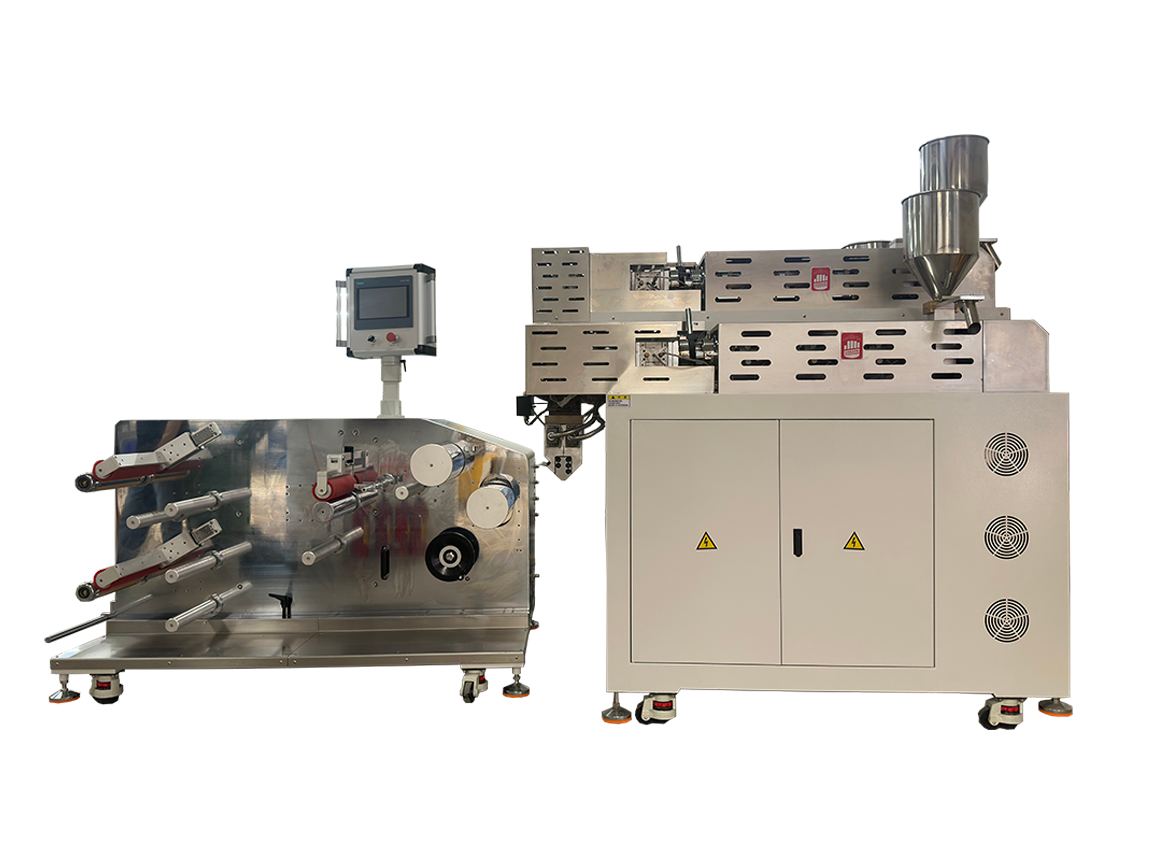 分段式三層共擠流延模機